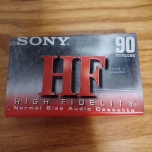 HF High Fidelity Sony Audio Cassette Tape  90 Min Normal Bias Sealed